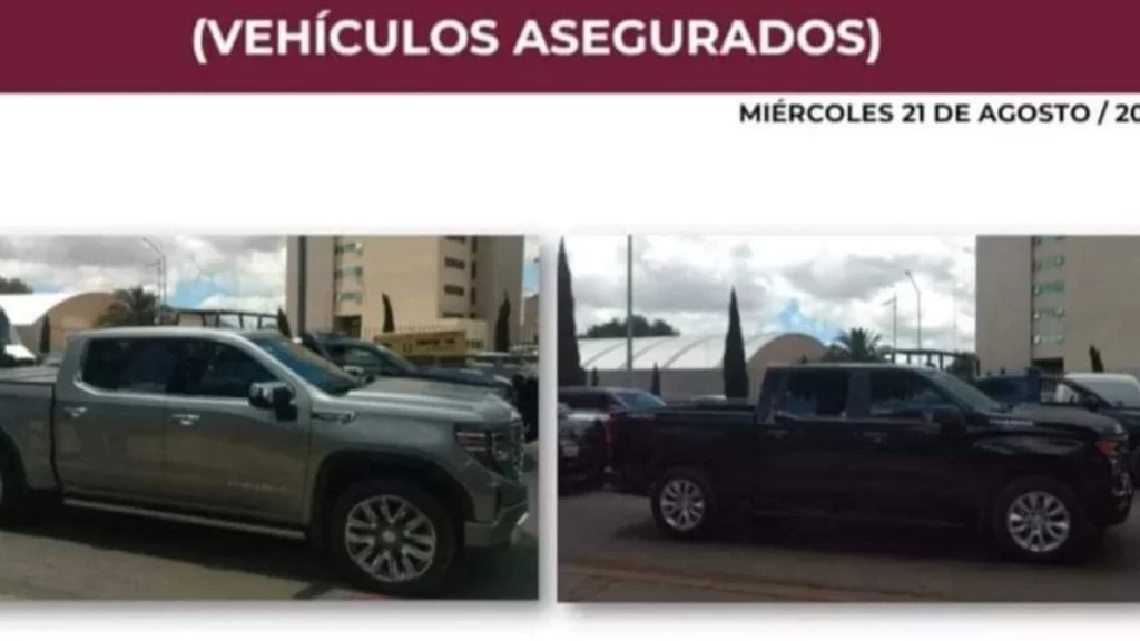 Detienen con un arsenal y camionetas de lujo a un policía de Puebla en Hidalgo