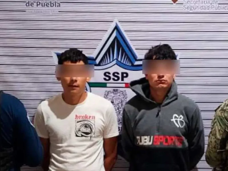 Dos hombres de Jalisco son detenidos por la Marina en Puebla, uno de ellos estuvo en prisión