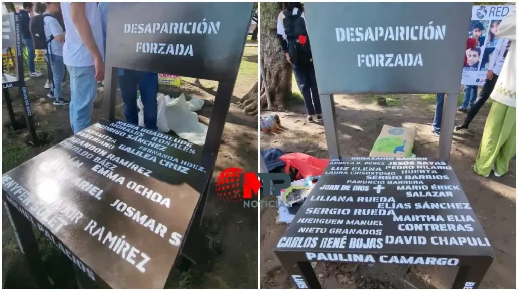 “Dejen de normalizar la desaparición”: familias colocan sillas vacías frente a Fiscalía