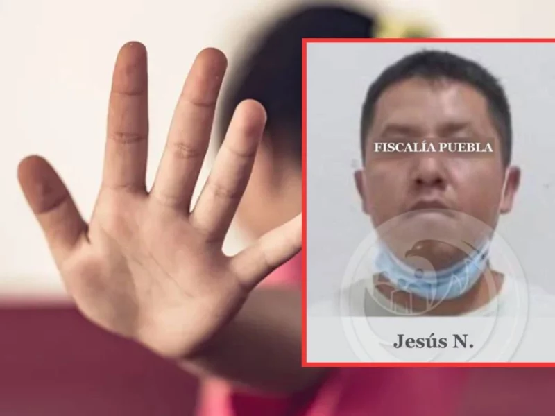 Jesús pasará 10 años en prisión por violar a adolescente en ciudad de Puebla