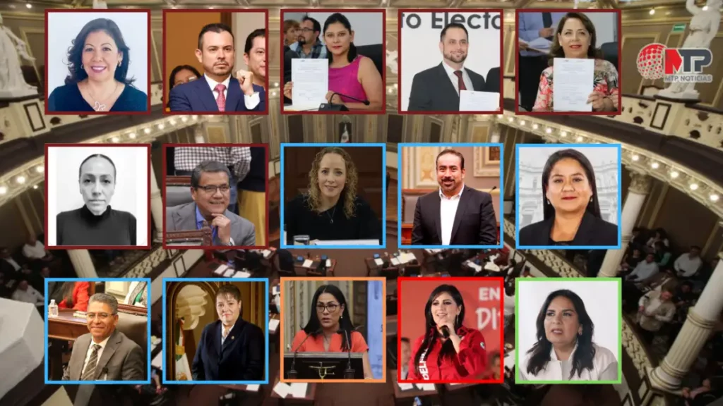 Ellos son los 15 diputados pluris que entran en nueva legislatura en Puebla