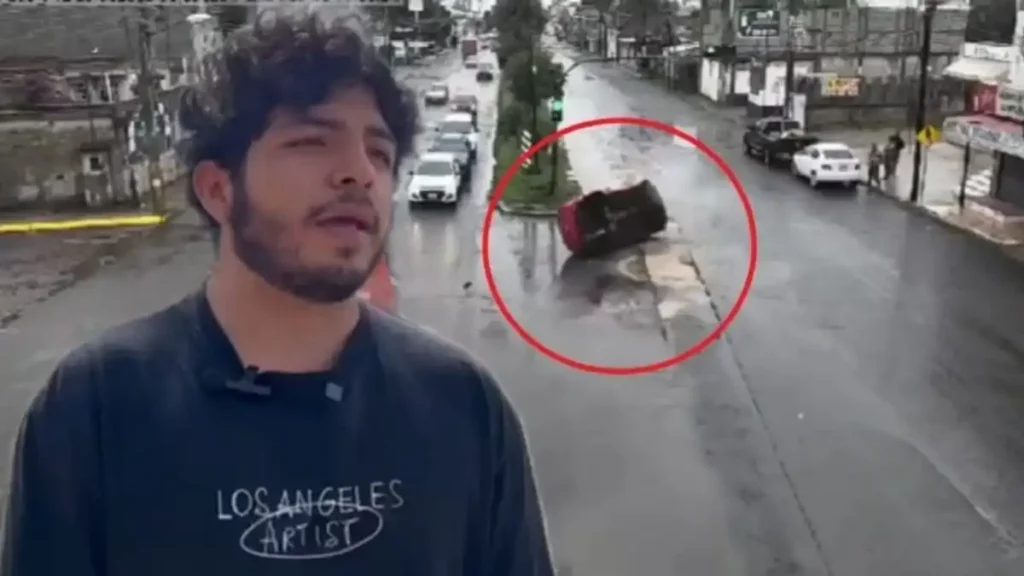 Agua de Puebla no ha pagado los daños de auto volcado en bache