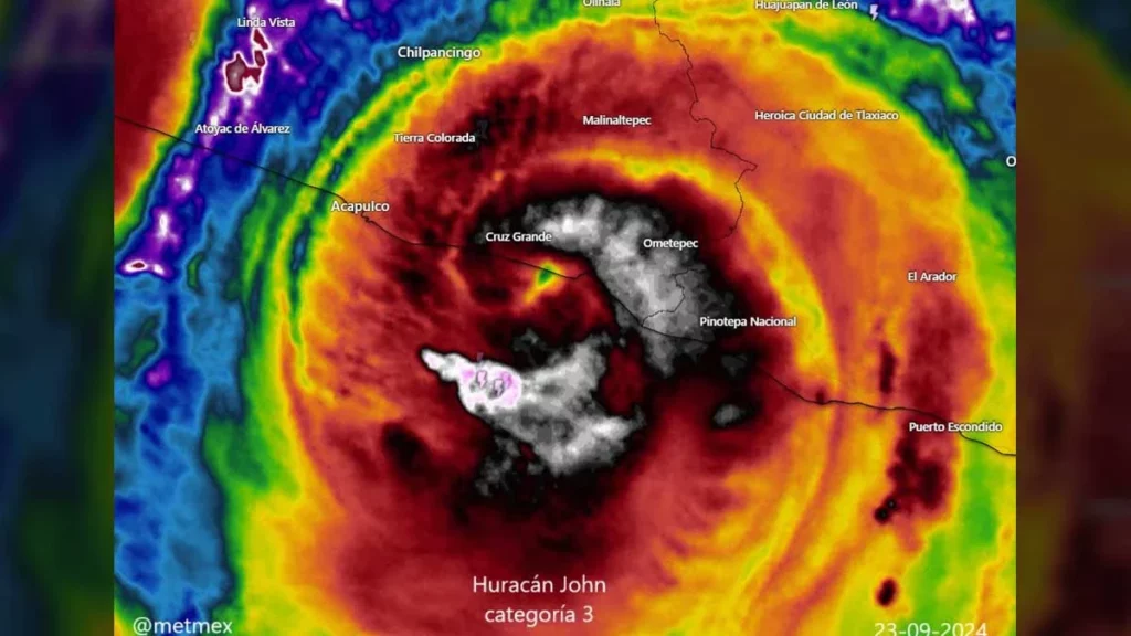 ¡Otra vez Acapulco! Alerta máxima en Guerrero y Oaxaca por entrada de huracán ‘John’