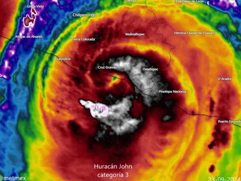 ¡Otra vez Acapulco! Alerta máxima en Guerrero y Oaxaca por entrada de huracán ‘John’