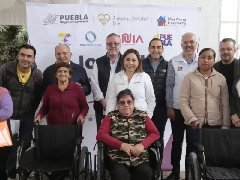 ‘Jornada Incluyente’ en Zacatlán’ Gaby Bonilla entrega apoyos y se despide