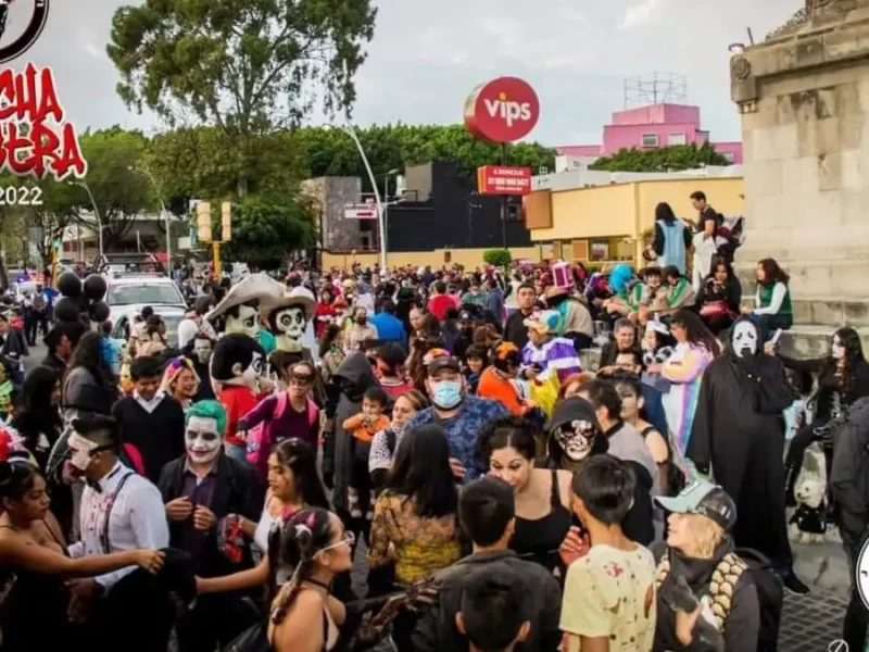 Marcha Siniestra 2024 en Puebla