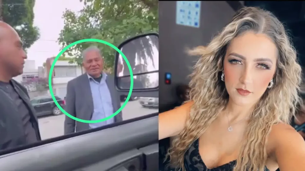 Locutora venezolana Leidy Salazar y acosador en Puebla.