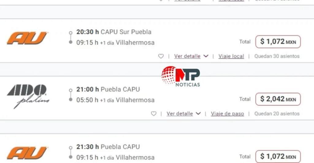 ¡Atención! Viaja a Acapulco y Villahermosa desde CAPU Sur: costos, horarios y más