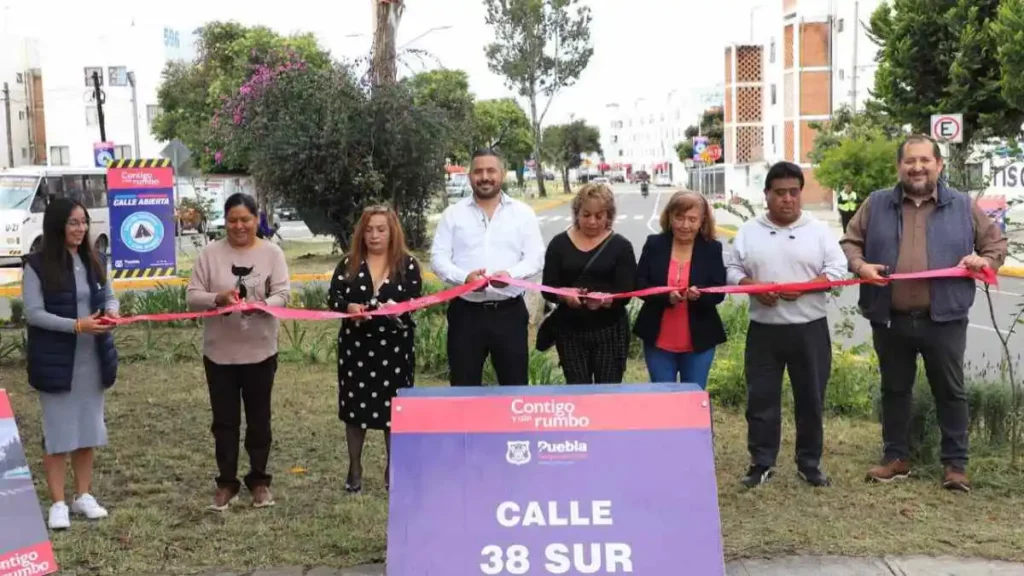 Ayuntamiento de Puebla rehabilita con 50 MDP la avenida 38 Sur de La Margarita