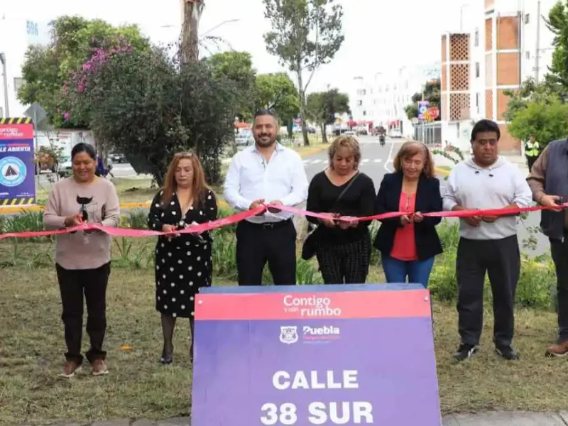 Ayuntamiento de Puebla rehabilita con 50 MDP la avenida 38 Sur de La Margarita