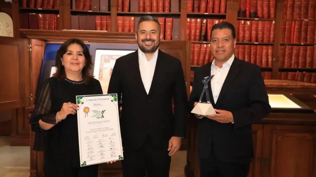 Ayuntamiento de Puebla recibe premio a la Mejor Gestión Integral Municipal 2024