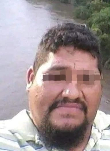 Fredy César, hijo de Lizandi y hermano de Dalindy, detenido junto a su madre en Izúcar de Matamoros