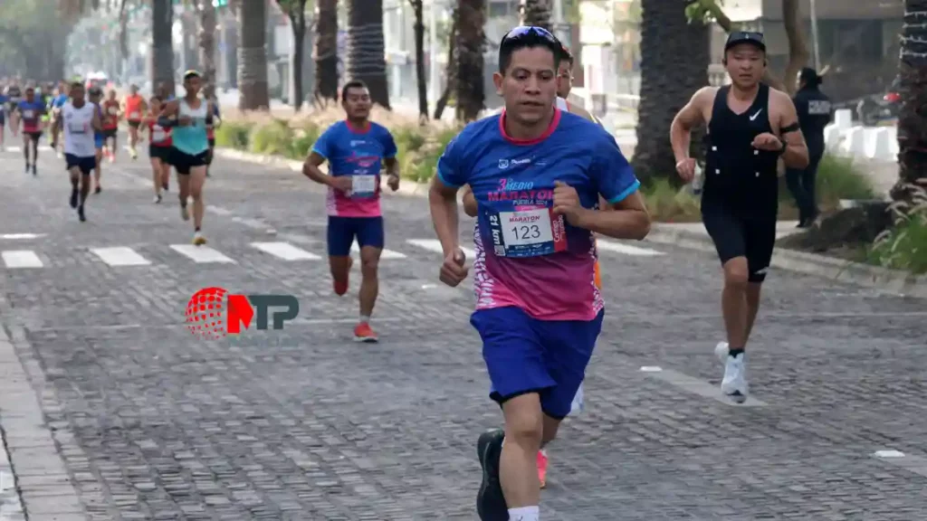 Participante de Medio Maratón Puebla