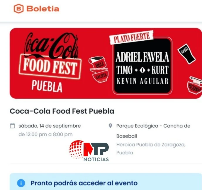 Coca Cola Food Fest en Puebla: ecologistas se oponen y 'desaparece' venta de boletos