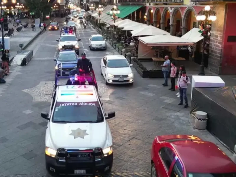 Despliegan mil 33 policías por fiestas patrias en Puebla, hay 300 de la Marina