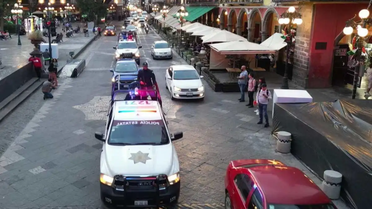 Despliegan mil 33 policías por fiestas patrias en Puebla, hay 300 de la Marina