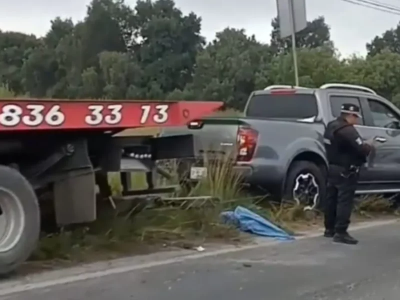 Dos muertos deja choque en la federal Amozoc-Acajete; hay tráfico en la zona