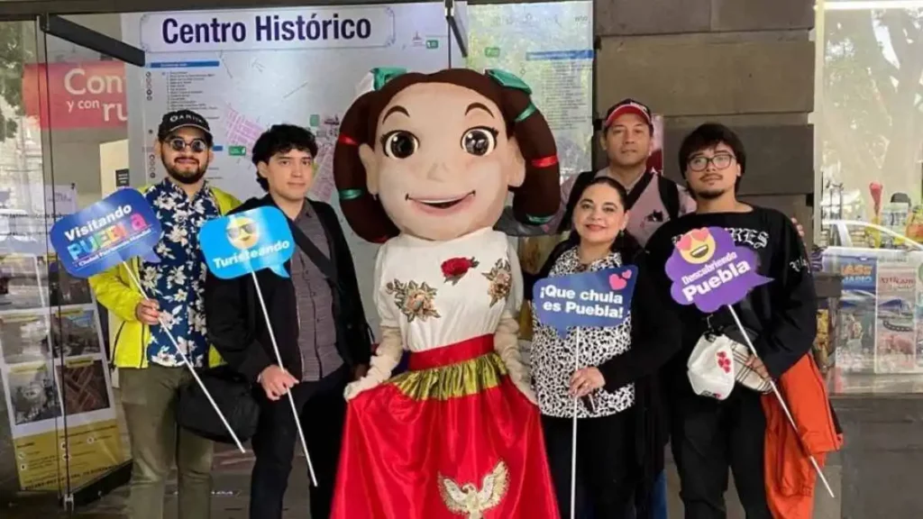 Gran afluencia de turistas consiguió Ayuntamiento de Puebla en verano 2024