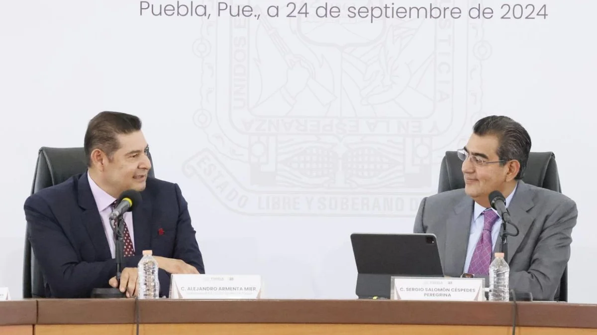 Inicia transición entre Sergio Salomón y Armenta: "se recibe un gobierno con un ritmo extraordinario"