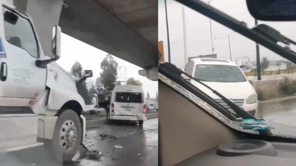 Lluvia a de accidentes en Puebla: hospitalizan a dos heridos