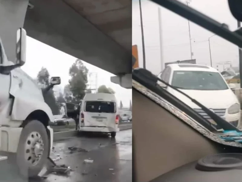 Lluvia a de accidentes en Puebla: hospitalizan a dos heridos