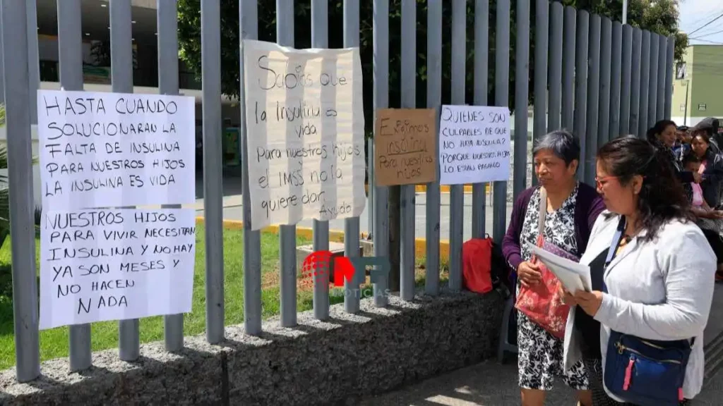 ¡Otra vez en IMSS La Margarita! Madres de niños con diabetes denuncian falta de insulina