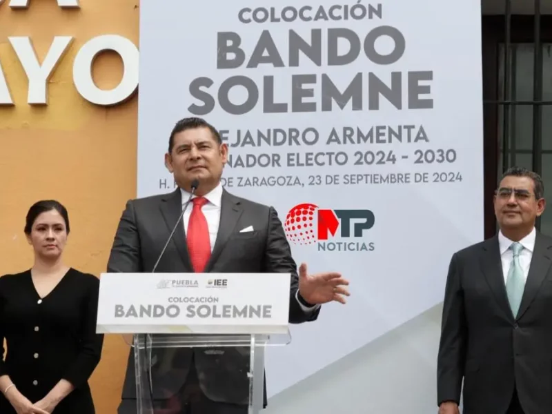 ¡Oficial! Armenta es gobernador electo de Puebla: "el poder es virtud al servicio de los demás"