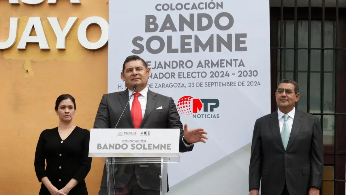 ¡Oficial! Armenta es gobernador electo de Puebla: "el poder es virtud al servicio de los demás"