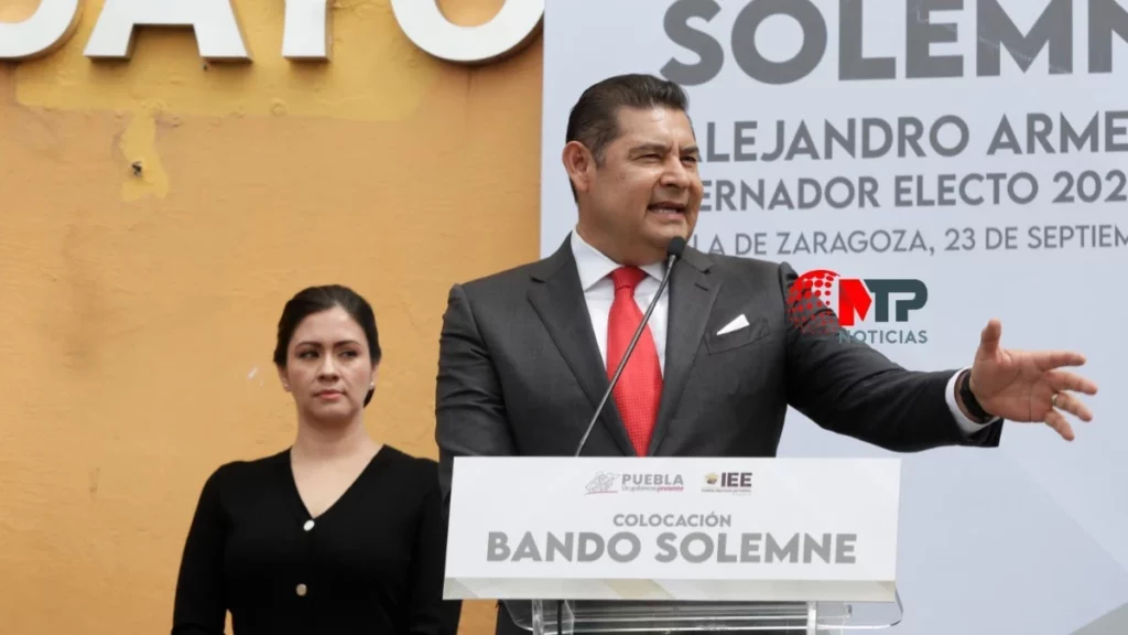 ¡Oficial! Armenta es gobernador electo de Puebla: "el poder es virtud al servicio de los demás"