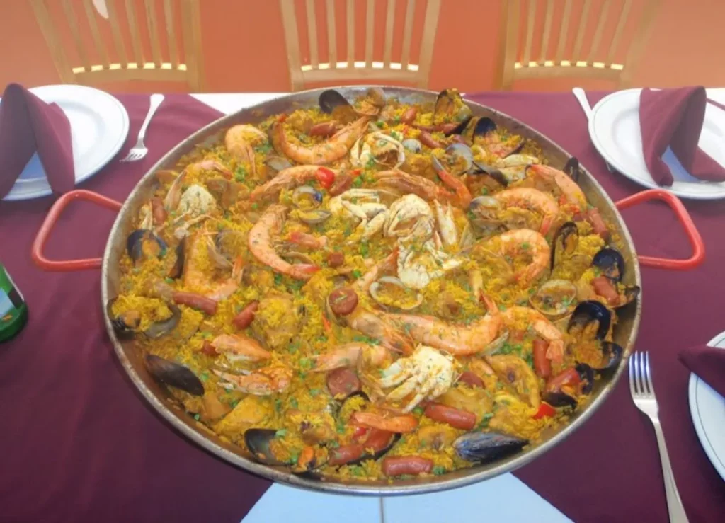 Paella en Puebla