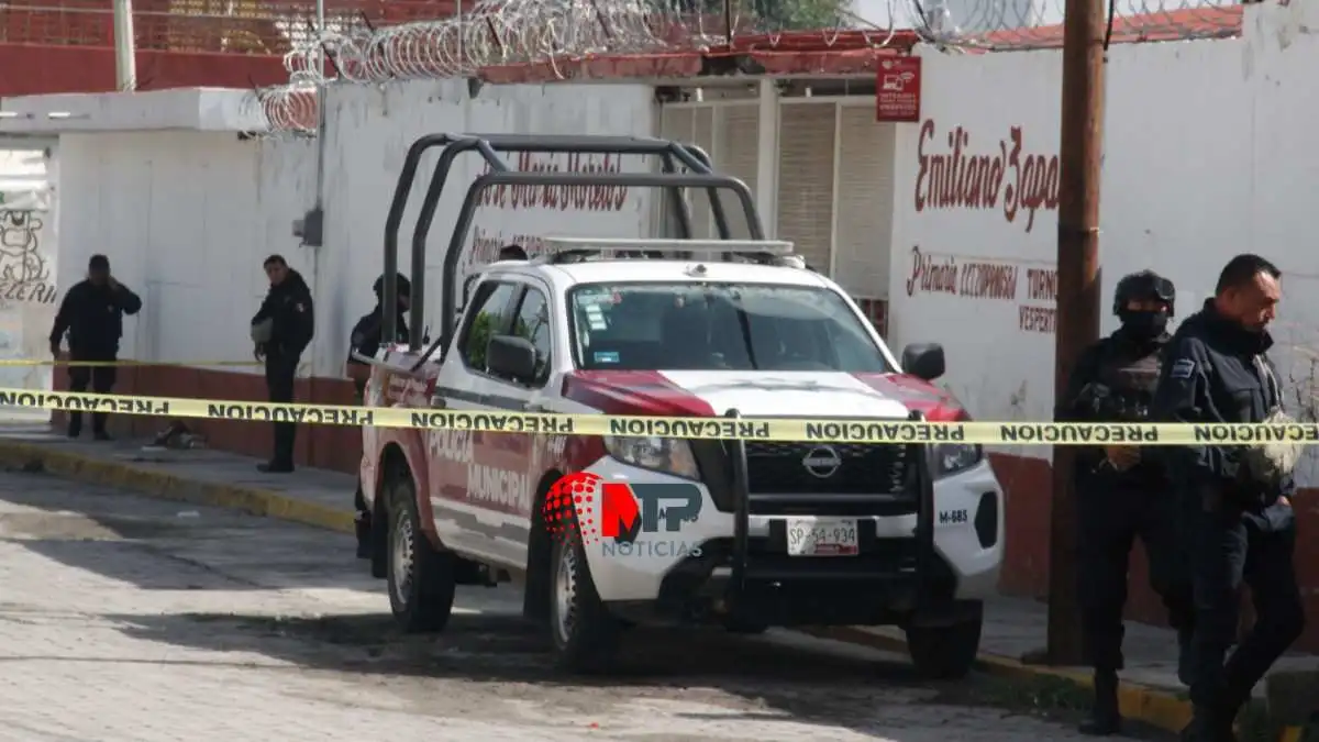 Suspenden clases de manera indefinida en primaria donde mataron a uno en Texmelucan