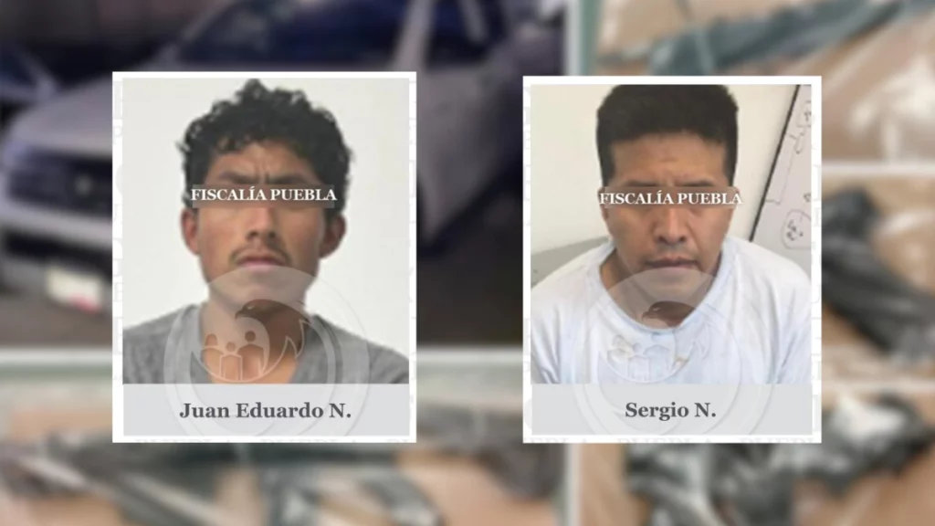 Vinculan a Juan y Sergio por secuestro y robo de auto, detenidos en la Puebla-Tehuacán