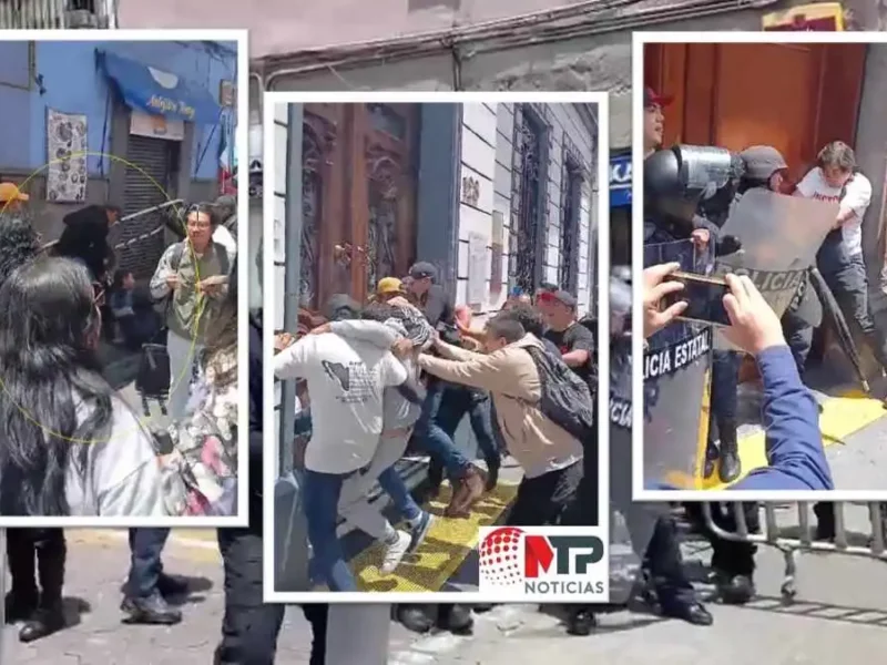 Zafarrancho en el Congreso de Puebla por discusión de reforma judicial