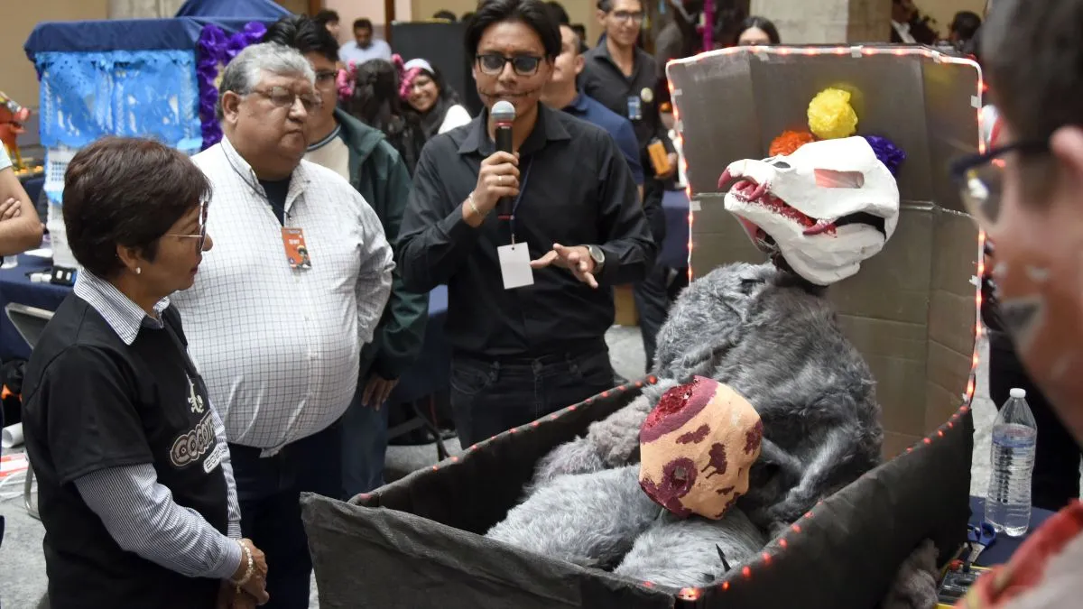 Catrinas y alebrijes robóticos destacan en el Cocotrón 2024 de la BUAP