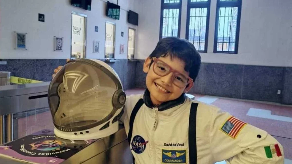 ‘David da Vinci’: el niño mexicano con coeficiente intelectual mayor que Einstein