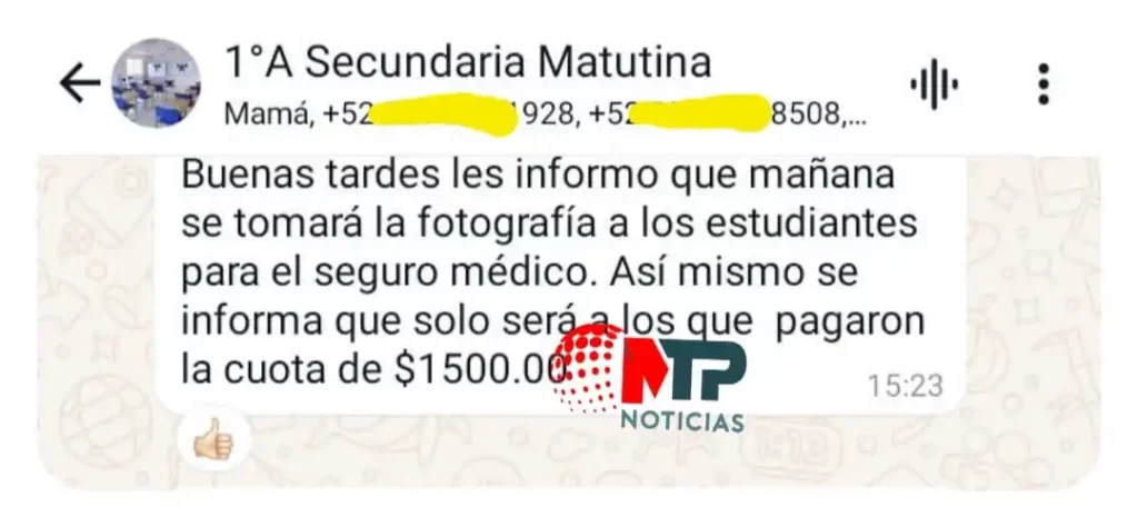 Dejan sin seguro a estudiantes de secundaria del CENHCH que no pagaron cuota escolar