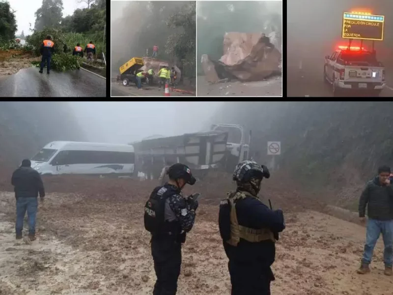 Deslaves por lluvias en Puebla afectan casas, dañan autos y dejan 12 heridos