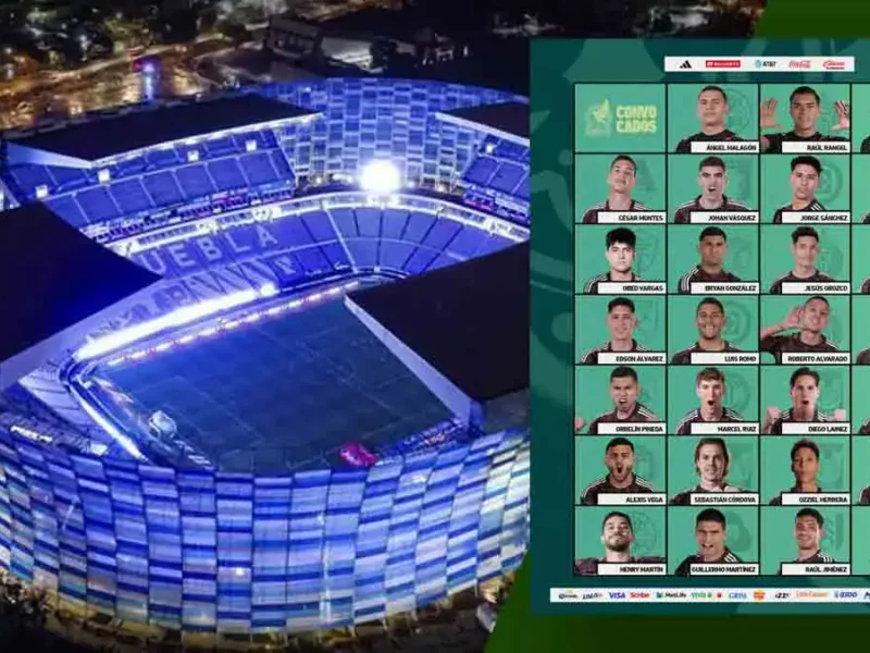 Ellos son los convocados de la Selección Mexicana que jugará en Puebla