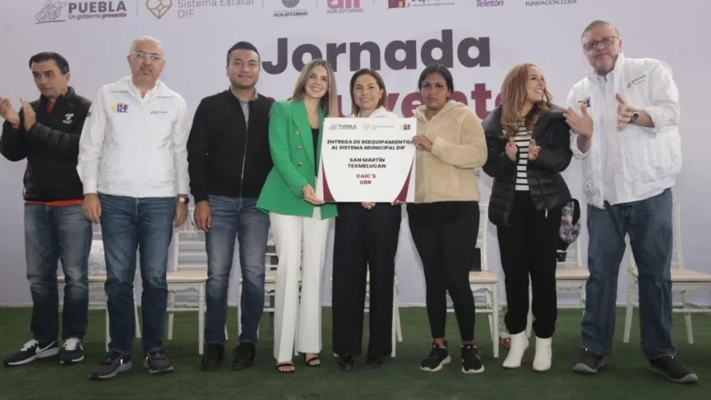 Con ‘Jornada Incluyente’, Gaby Bonilla lleva programas del DIF Puebla a Huejotzingo