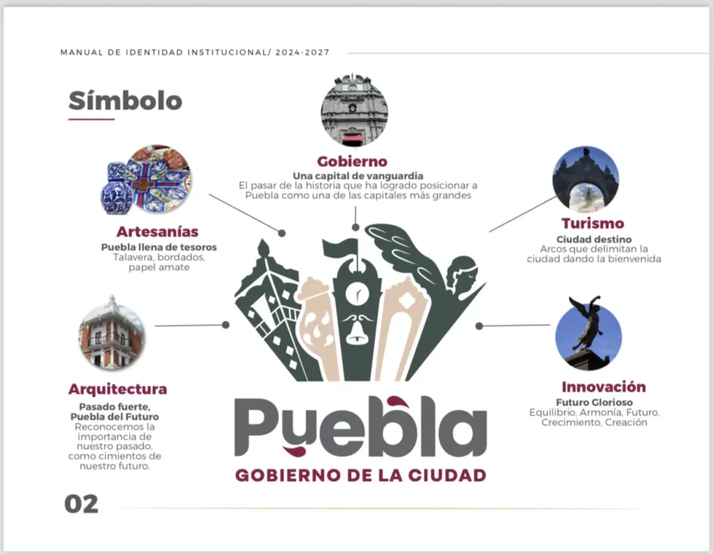 El logo del Ayuntamiento de Puebla cumple con la Ley de Imagen Institucional