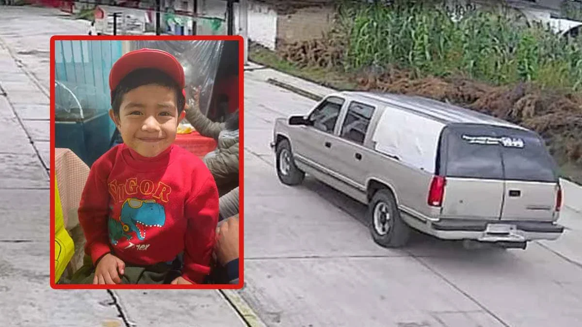 Se roban a Kelvin de 5 años de edad en una tienda de Teotlalcingo, Puebla