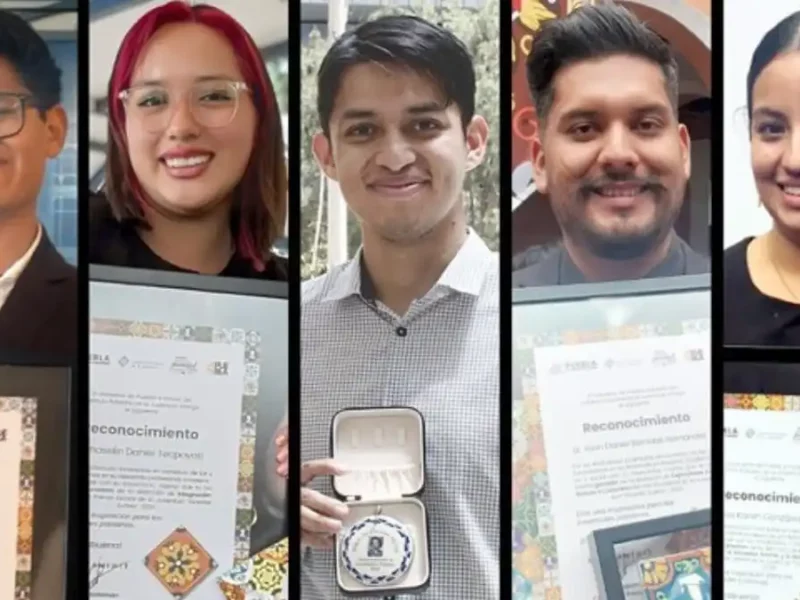 Universitarios BUAP reciben Premio Estatal de la Juventud “Vicente Suárez” 2024