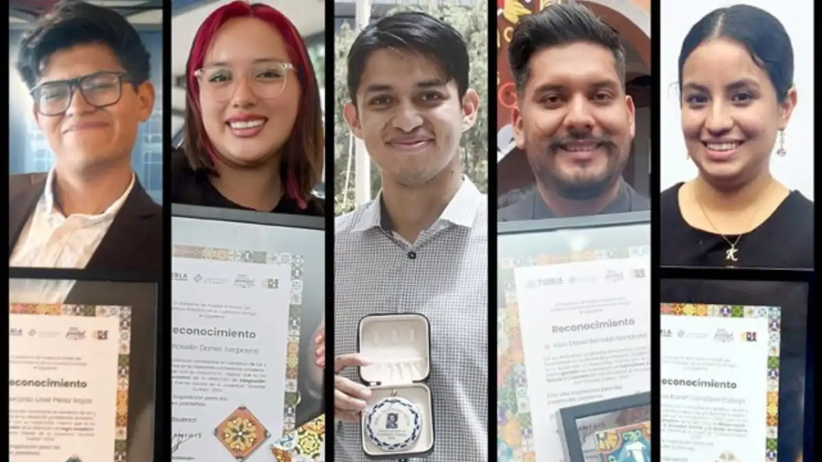 Universitarios BUAP reciben Premio Estatal de la Juventud “Vicente Suárez” 2024