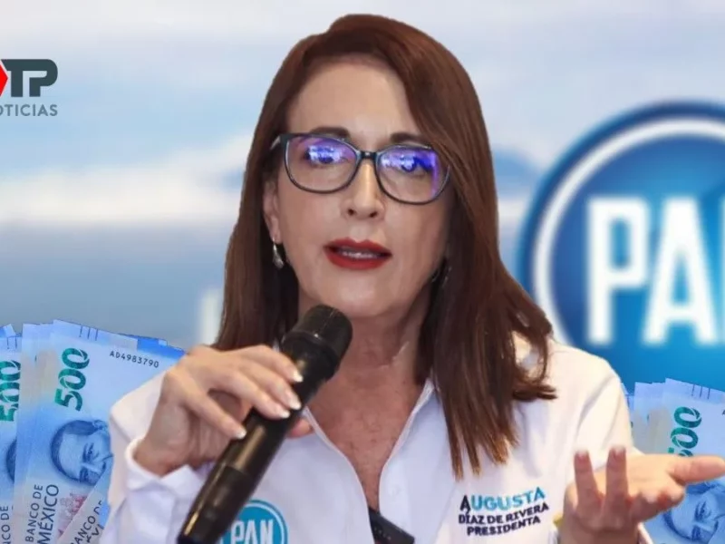 Augusta Díaz se subió el sueldo como presidenta del PAN, en año de la derrota