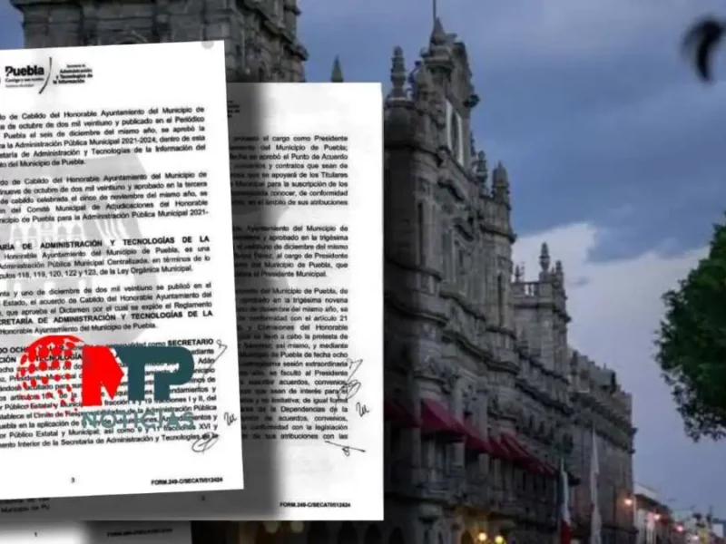 Pagó Ayuntamiento de Puebla 1.5 MDP por 40 días de consultoría