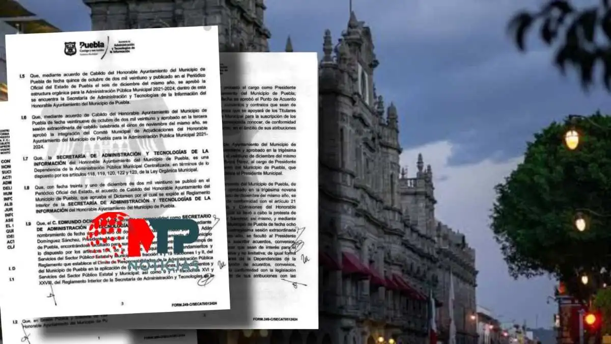 Pagó Ayuntamiento de Puebla 1.5 MDP por 40 días de consultoría