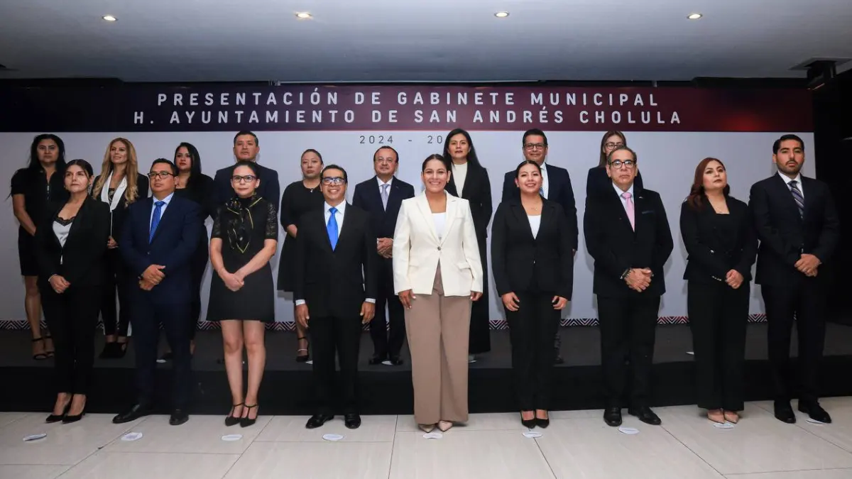 Este es el gabinete de Lupita Cuautle en San Andrés Cholula, ¿quién es quién?