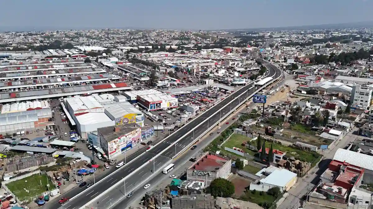 Así quedó el nuevo distribuidor vial de la Central de Abastos, ya está abierto (FOTOS)