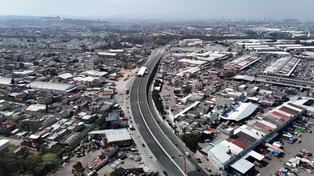 Así quedó el nuevo distribuidor vial de la Central de Abastos, ya está abierto (FOTOS)