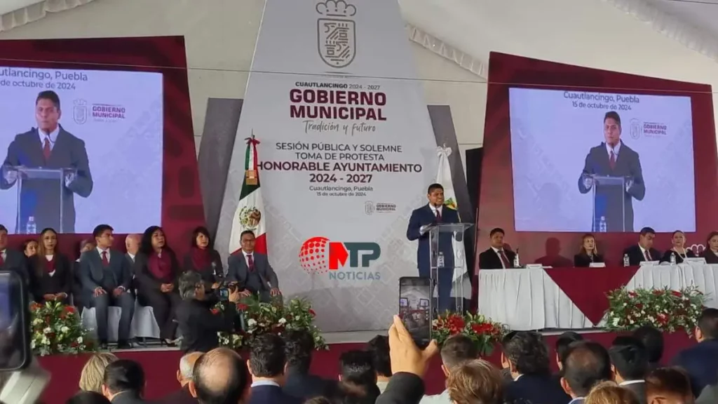 “No queremos seguir viviendo del terror”: Omar Muñoz en toma de protesta en Cuautlancingo